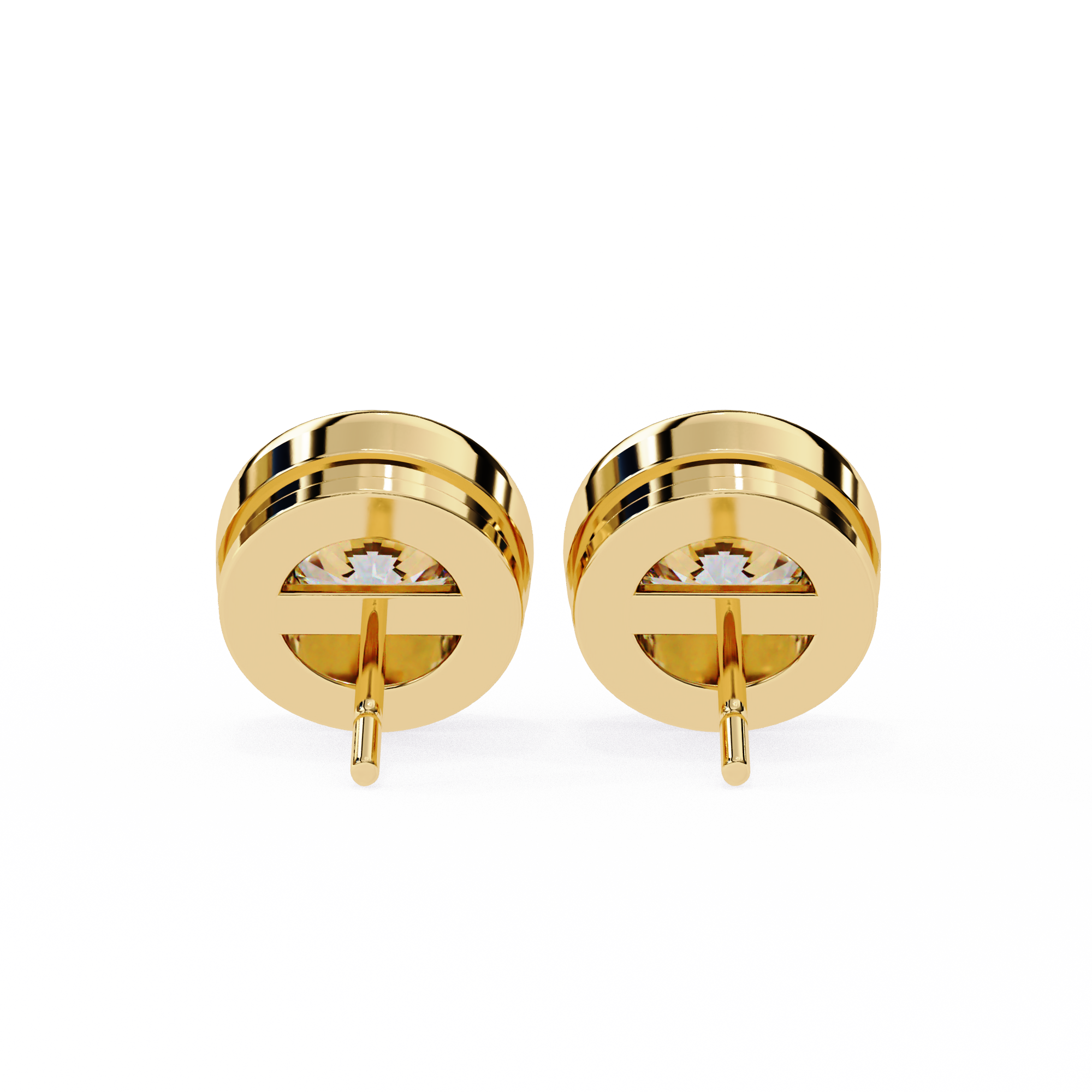 Solitairekart 2.57ct Natural Diamond Stud Earrings